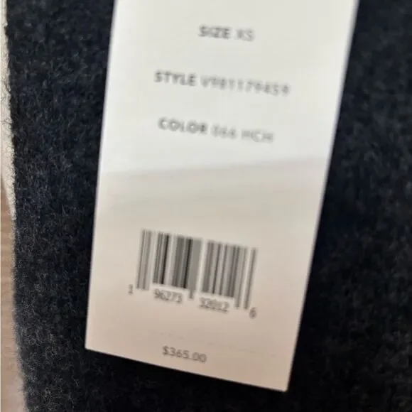 Vince Charcoal Sleeveless V Neck Sweater Dress - Picture 5 of 8